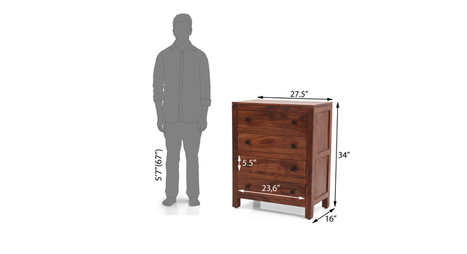 Teeker Chest of Drawers(Teak)
